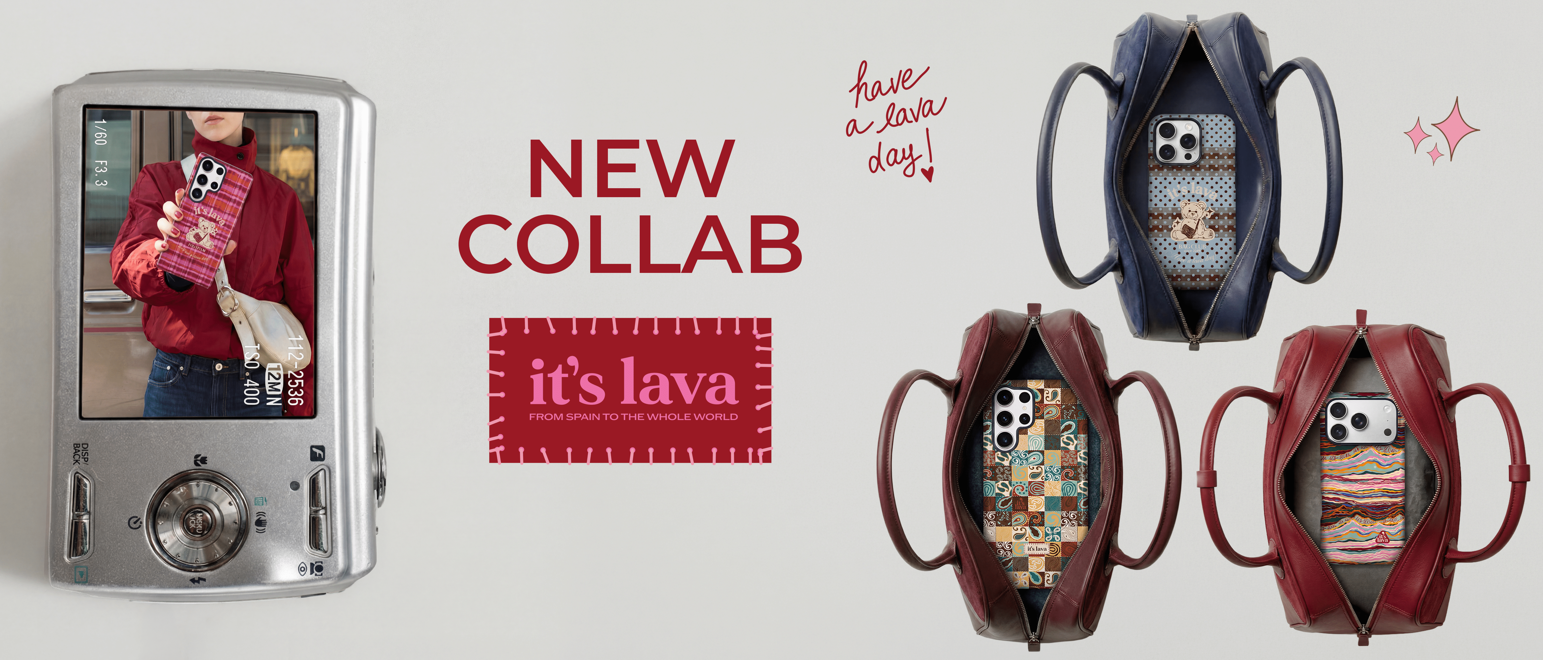 Banner colección fundas It's Lava - Colaboración exclusiva La Casa de las Carcasas