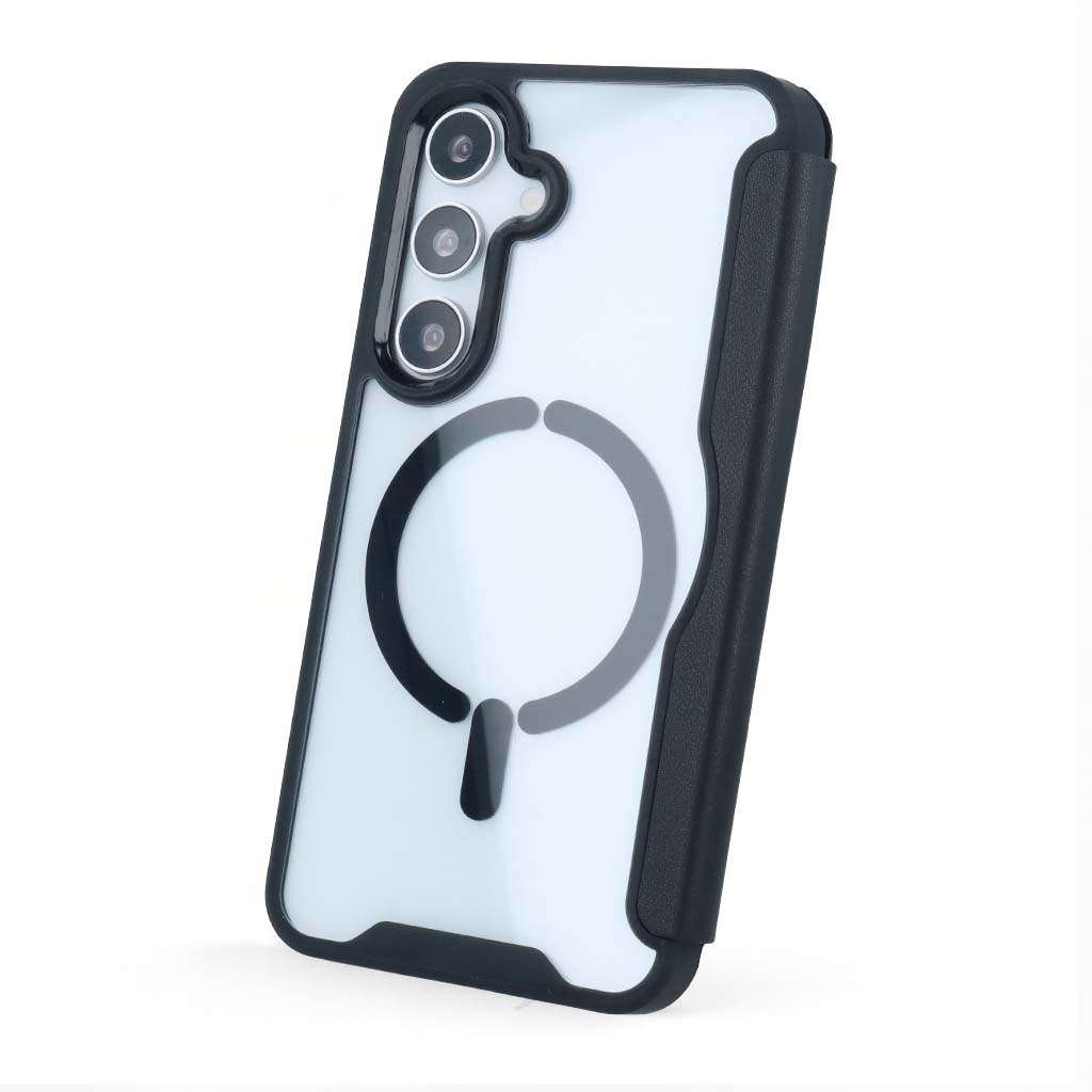 Capa Livro Compatível com MagSafe para Samsung Galaxy S24