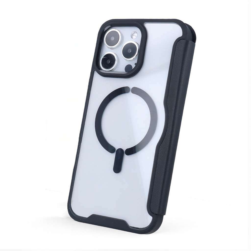 Capa Livro Compatível com MagSafe para iPhone 16 Pro Max