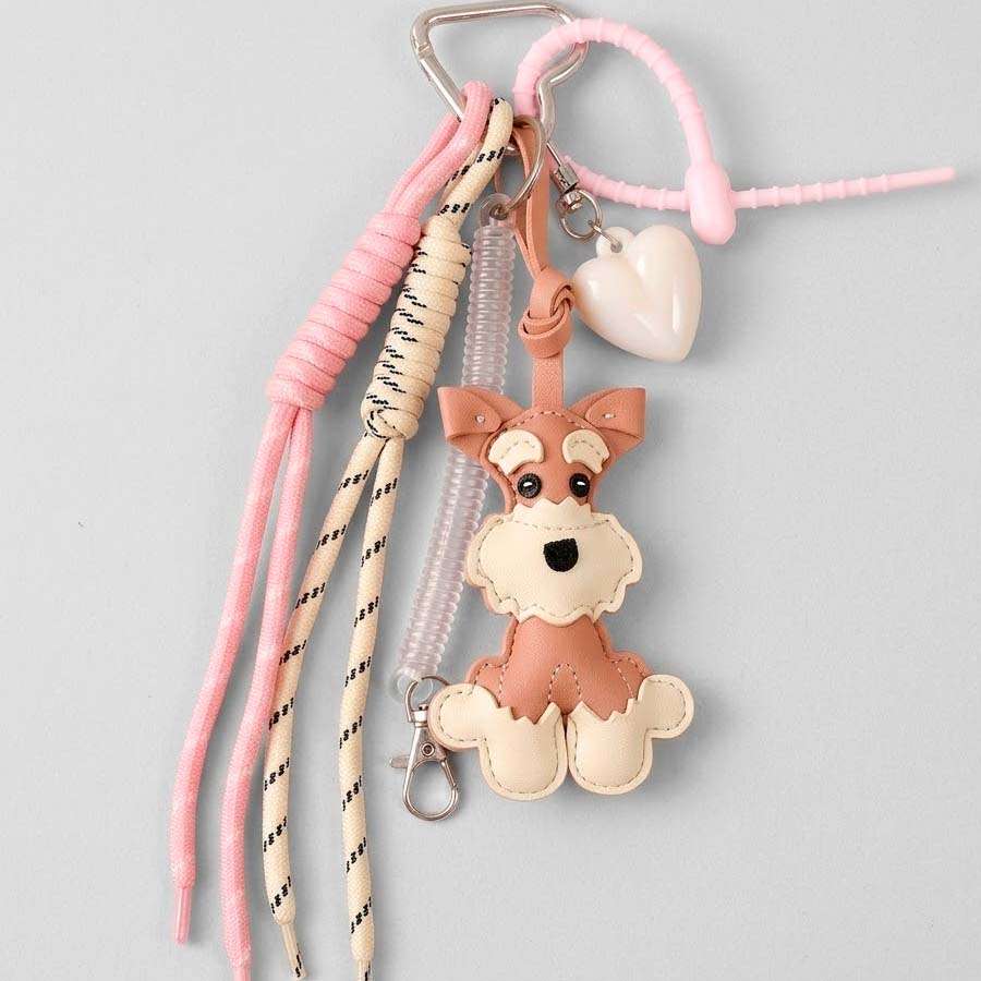 Charm Pendente Cãozinho — Porta-chaves Kawaii para Móvil
