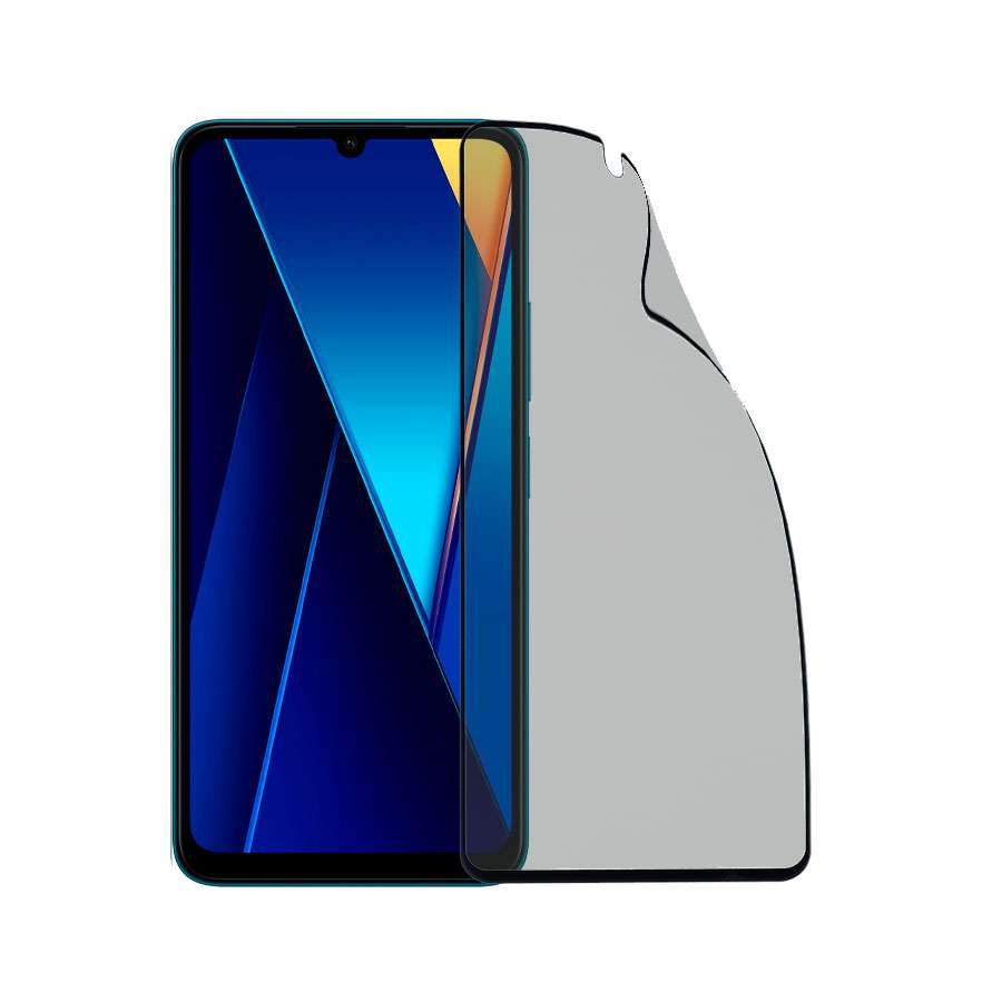 Vidro Temperado Inquebrável Antiespião para Xiaomi Poco C65