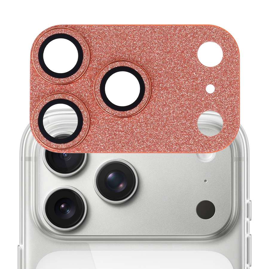 Protetor de Câmara Glitter para iPhone 17 Pro Max