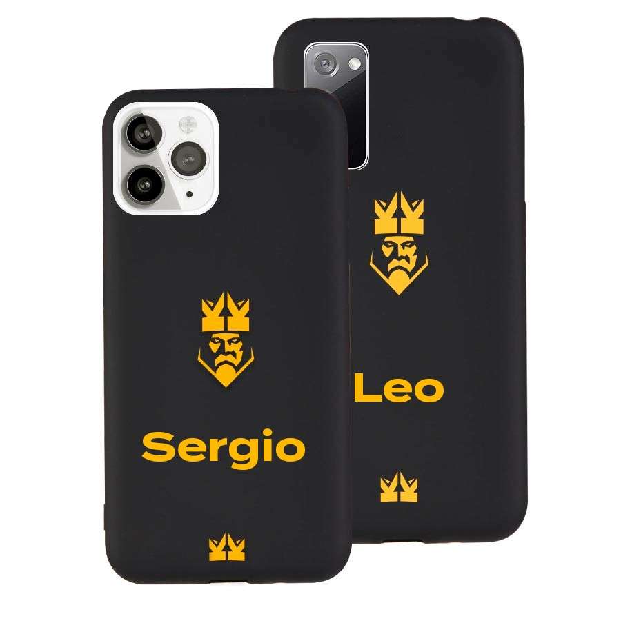 Capa Oficial Kings League Personalizada - Escudo Fundo Negro