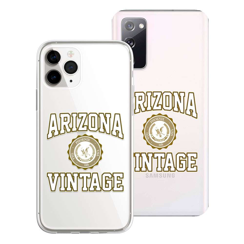 Capa Oficial Arizona Vintage - Logotipo Blanco e Dorado