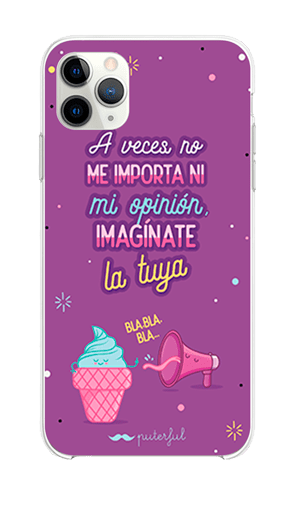 Capa Telemóvel Design Puterful - A veces no me importa