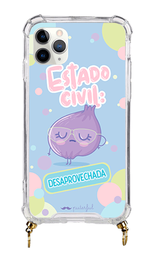 Capa Telemóvel Silicone Pendente Design Puterful - Estado Civil: Desaprovechada