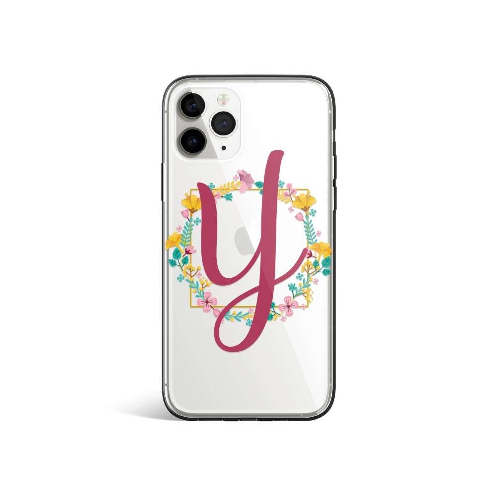 Capa Telemóvel com Iniciais Personalizada - Floral