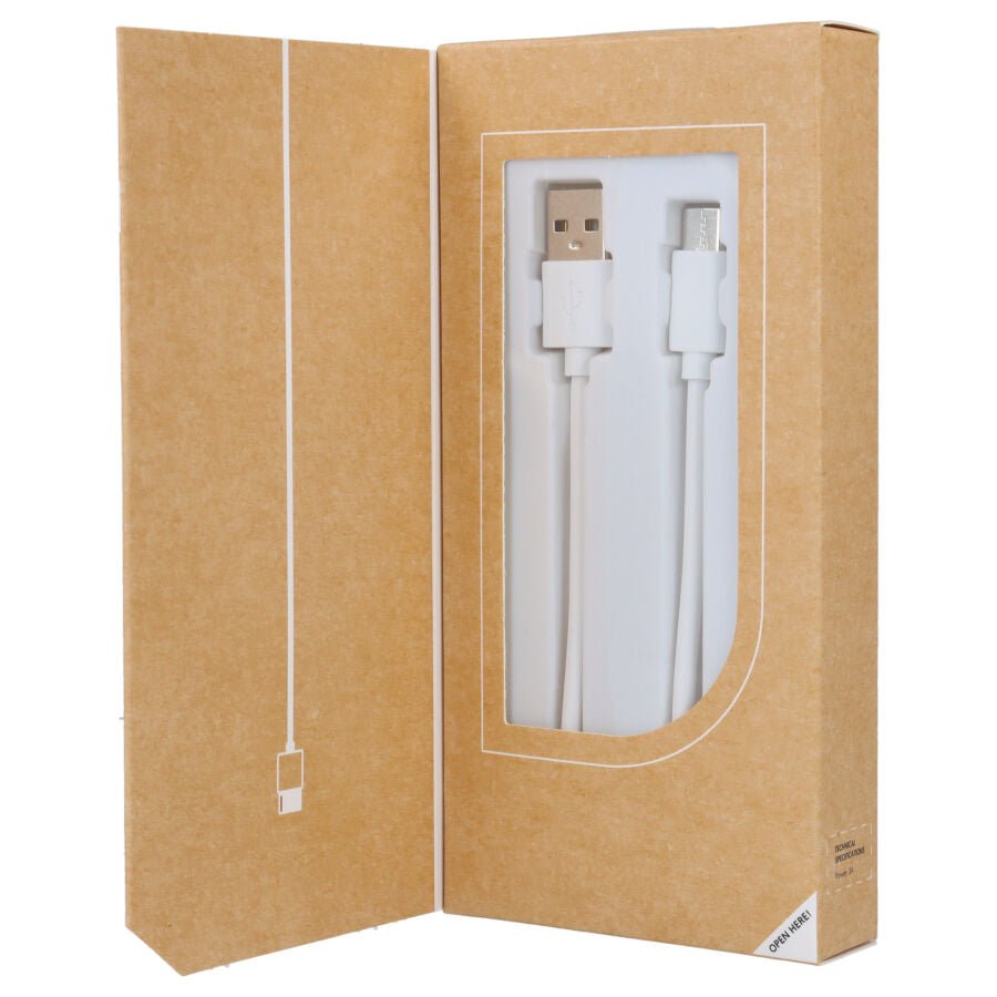 Cabo de Carregamento Rápida de 2 metros - Cabo Tipo USB a Tipo C