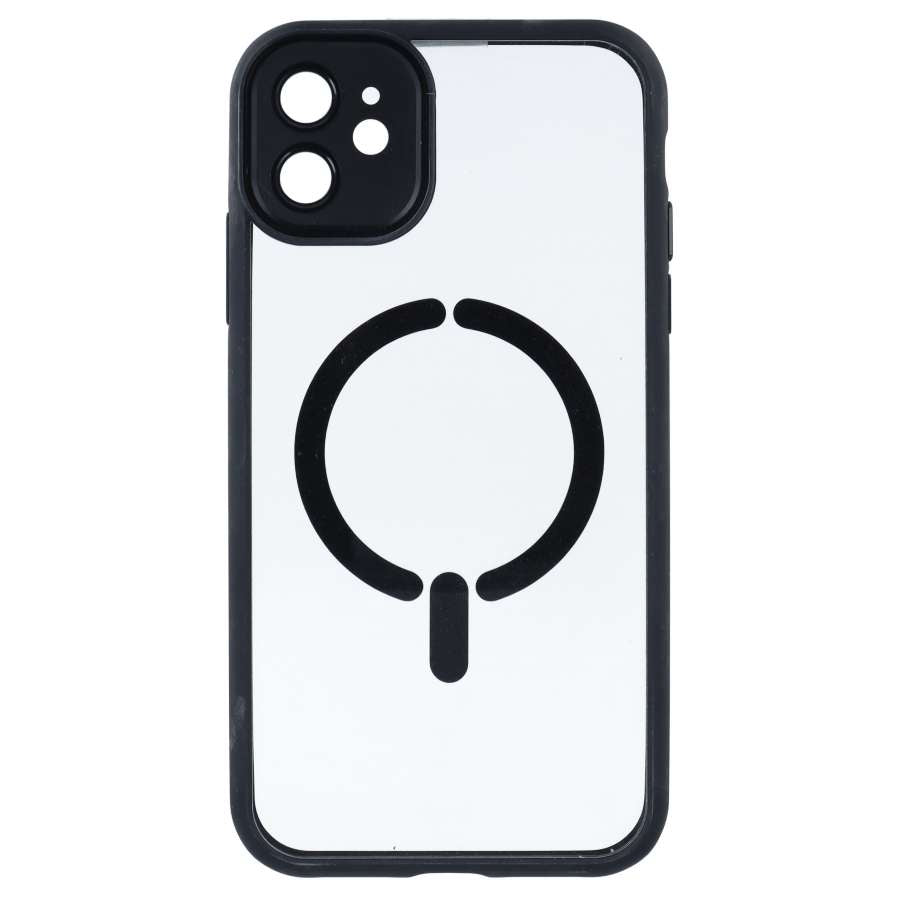 Capa Bumper Compatível com MagSafe com Protetor de Câmara para iPhone 11