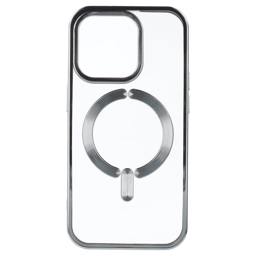 Capa Iron Logo Compatível com MagSafe para iPhone 14 Pro