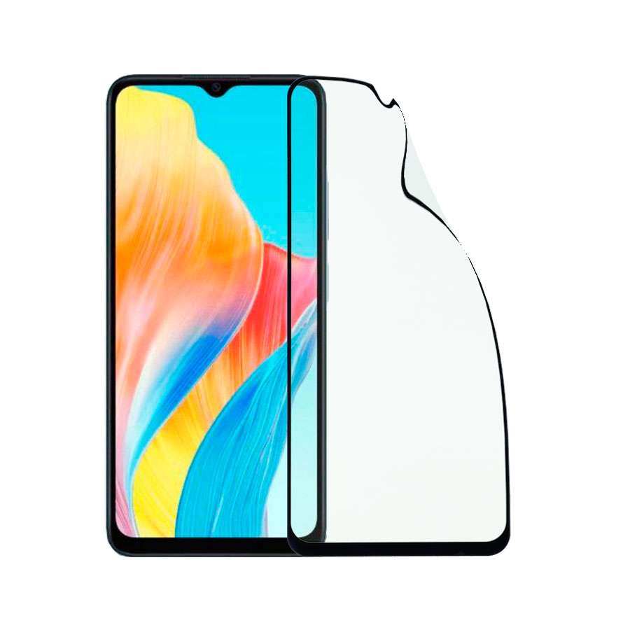 Vidro Temperado Completo Inquebrável para Oppo A18