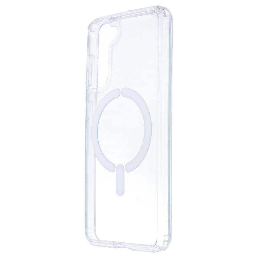 Capa Transparente Logo Compatível com MagSafe para Samsung Galaxy S21