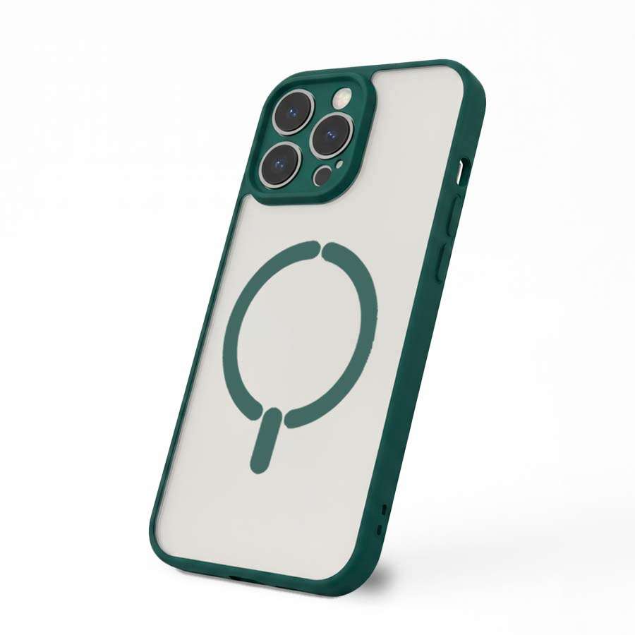 Capa Bumper Compatível com MagSafe com Protetor de Câmara para iPhone 16 Pro