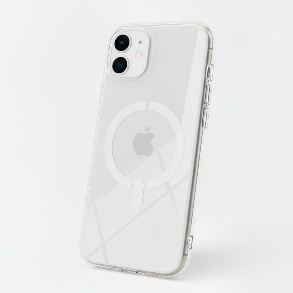 Capa Reforçada Antiyellow Compatível com MagSafe para iPhone 12