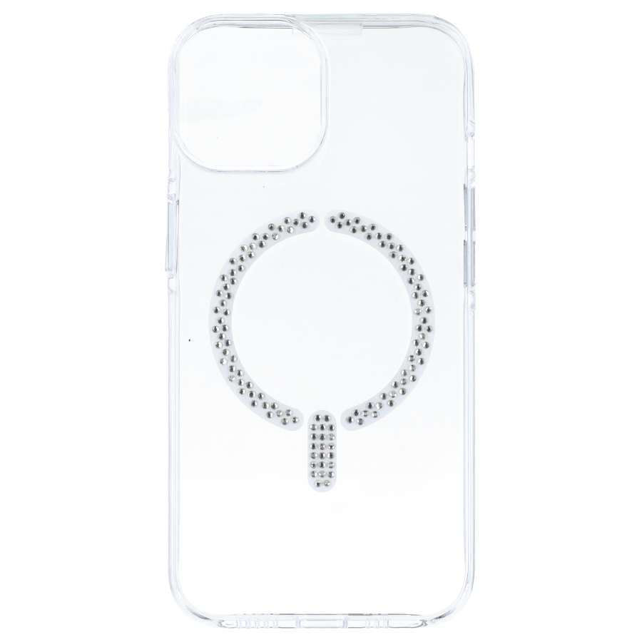 Capa Antiyellow Compatível com MagSafe com Brilhantes para iPhone 12