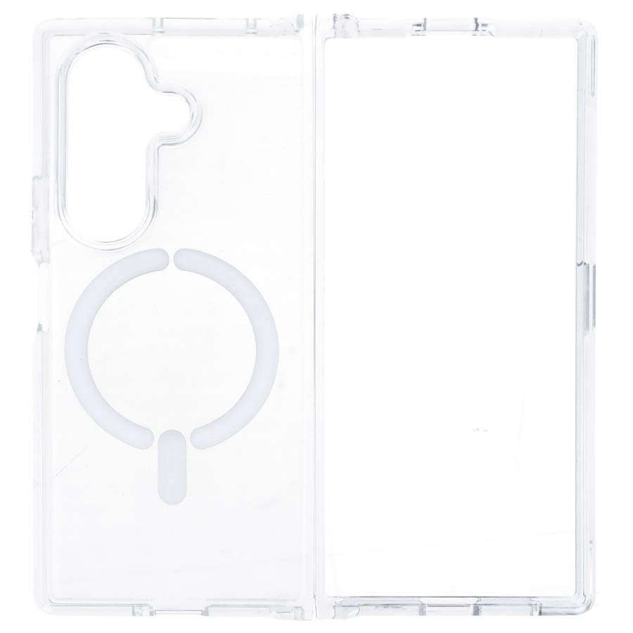 Capa Transparente Logo Compatível com MagSafe para Samsung Galaxy Z Fold 7