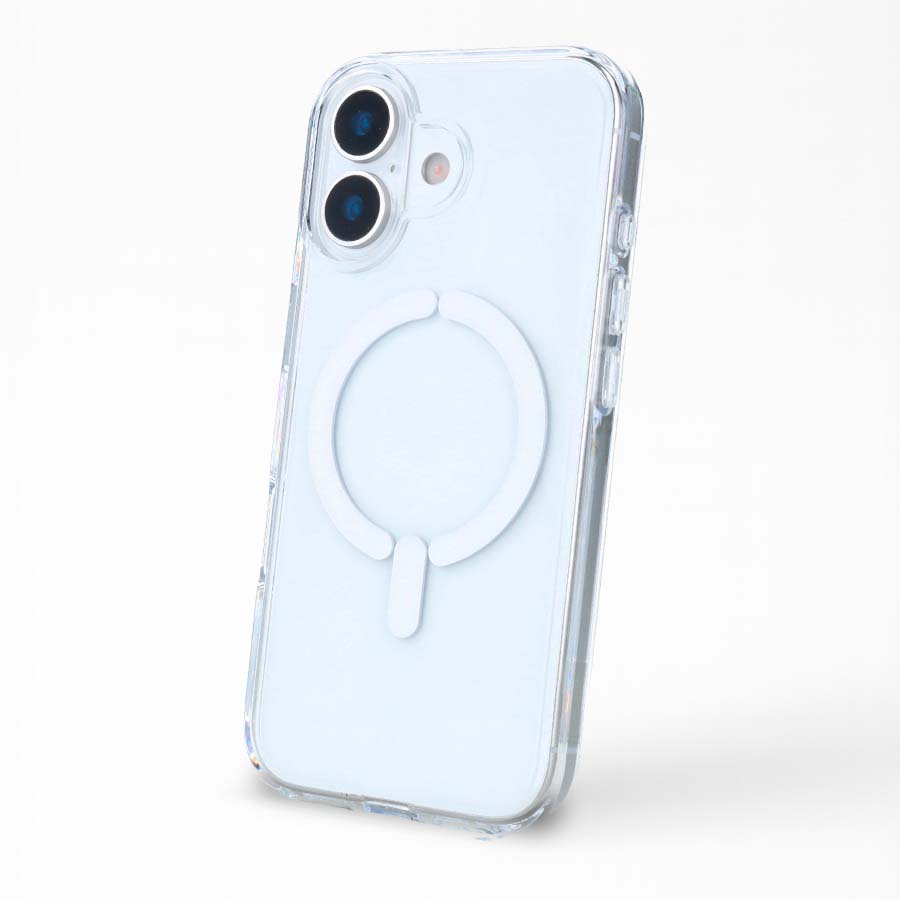 Capa Transparente Antiyellow Compatível com MagSafe para iPhone 17
