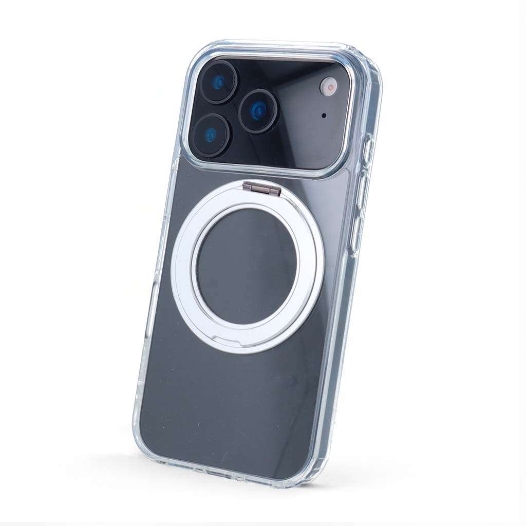 Capa Transparente Compatível com MagSafe Ring para iPhone 17 Pro Max