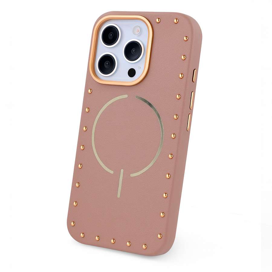 Capa Tachas Compatível com MagSafe para iPhone 15 Pro Max