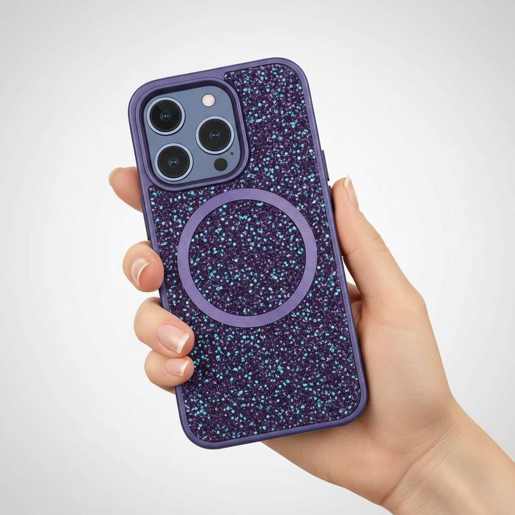 Capa Brilho compatível com MagSafe para iPhone 12