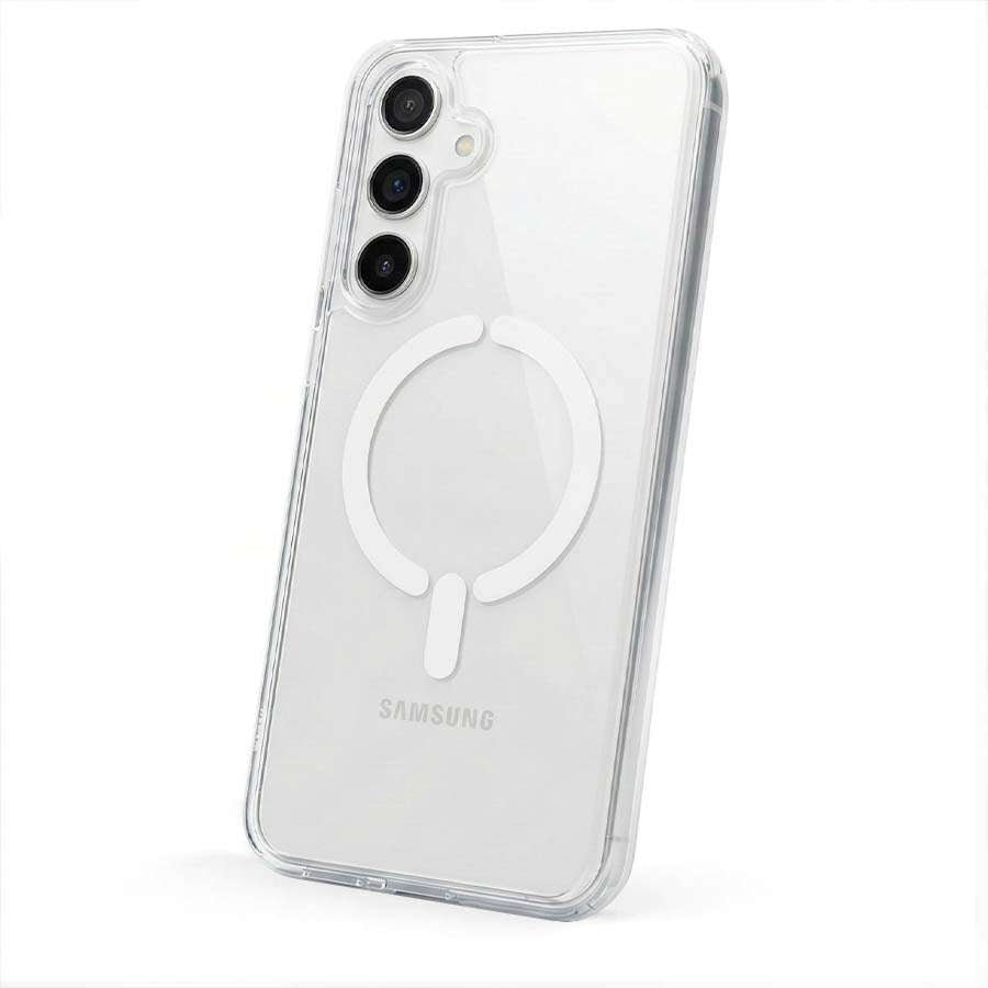 Funda Transparente Logo Compatible con Magsafe para Samsung Galaxy A35 5G