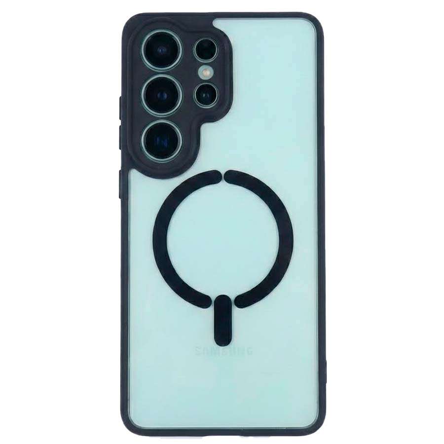 Capa Bumper Compatível com MagSafe com Protetor de Câmara para Samsung Galaxy S26 Ultra