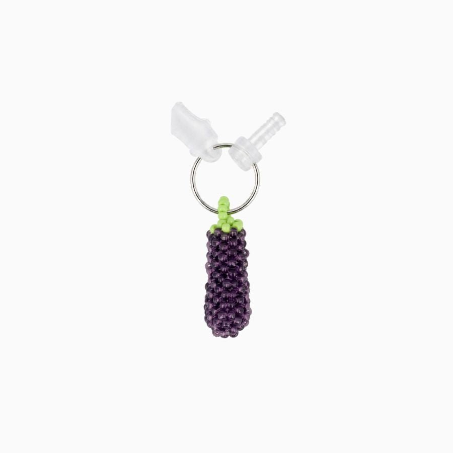 Mini Charm Tapa Polvo - Berenjena