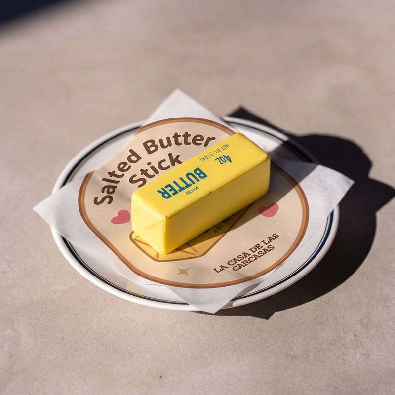 Squishy aromático forma de mantequilla tamaño real
