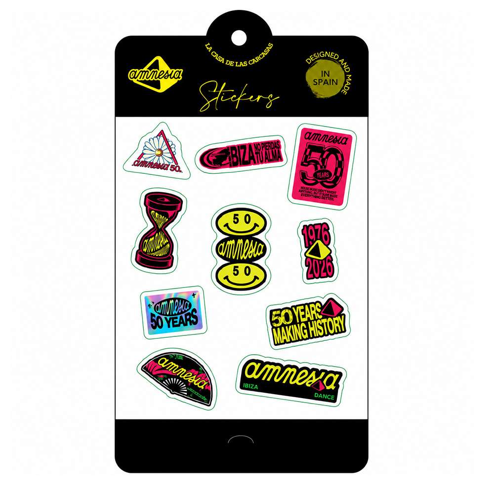 Stickers Amnesia - 50 Years