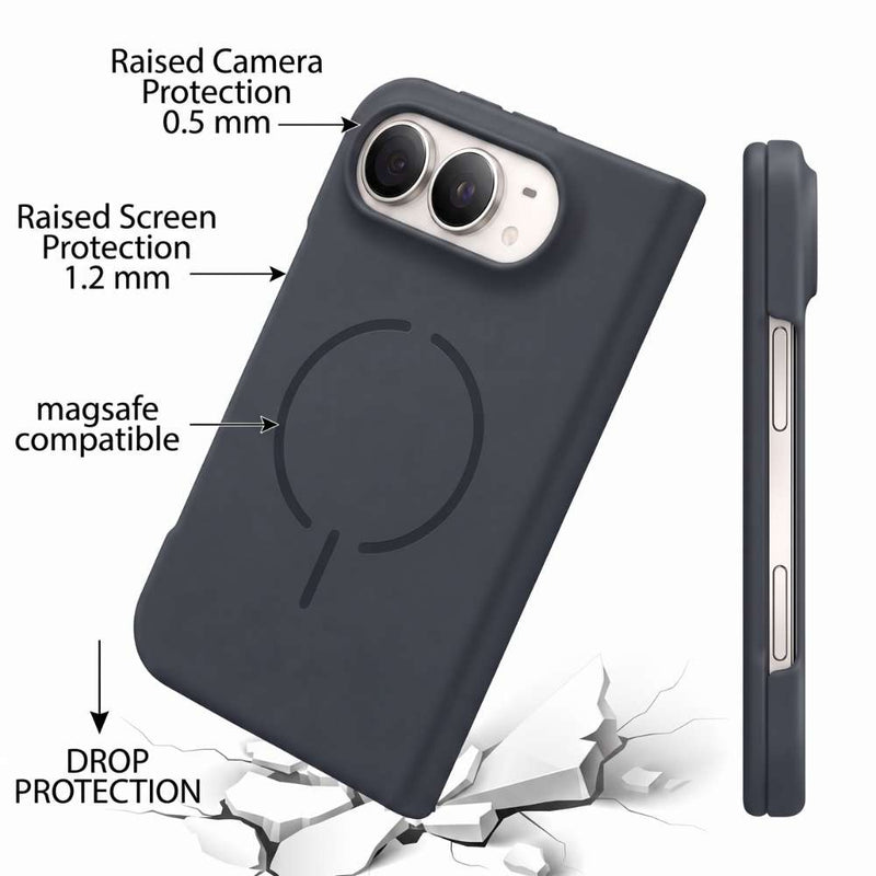 Funda Ultra Suave compatible con MagSafe para iPhone Duo en color Negro, vista 5 de 5