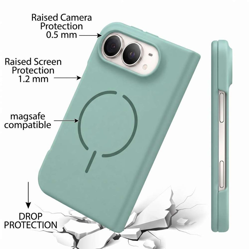 Funda Ultra Suave compatible con MagSafe para iPhone Duo en color Verde, vista 5 de 5
