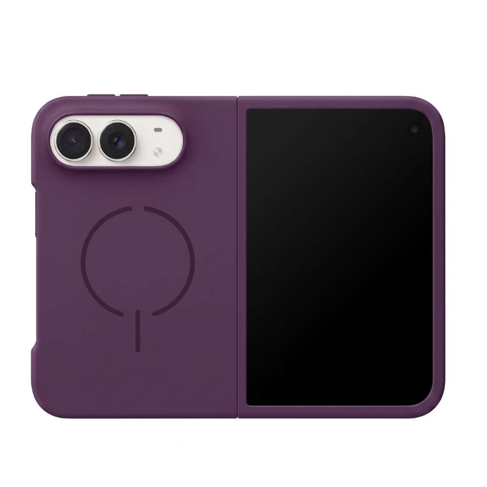 Funda Ultra Suave compatible con MagSafe para iPhone Duo en color Dark cherry