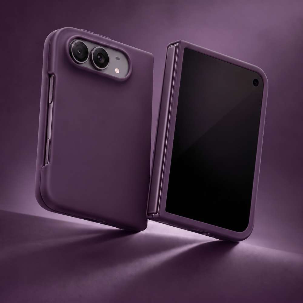 Funda Ultra Suave de microfibra para iPhone Duo en color Dark cherry, vista 4 de 5