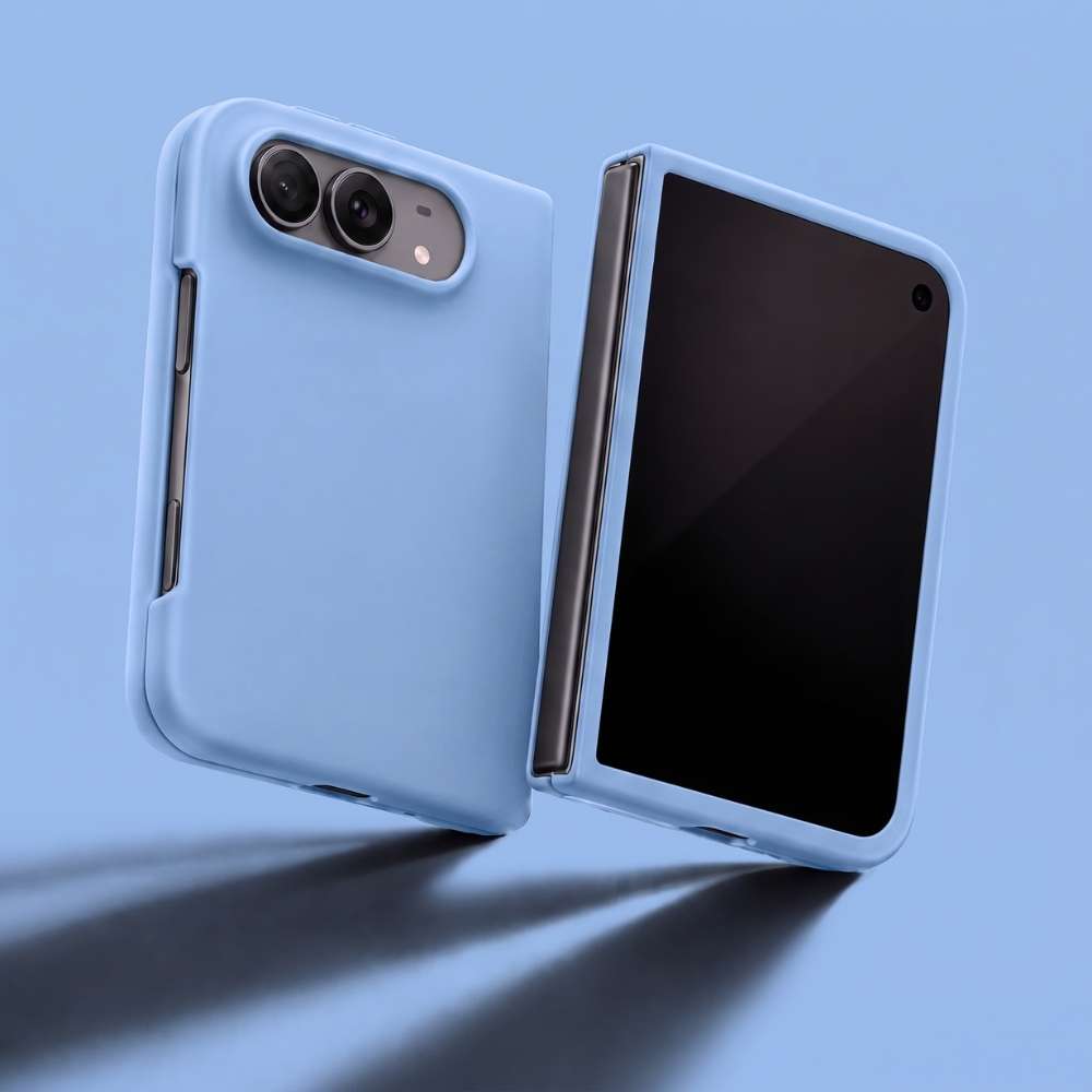 Funda Ultra Suave de microfibra para iPhone Duo en color Sky blue, vista 4 de 5