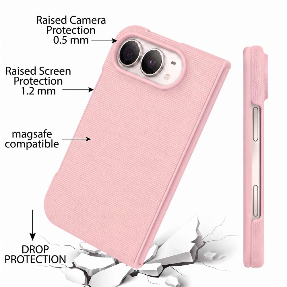 Funda Trenzada Magbattery para iPhone Duo en color Rosa, vista 5 de 5
