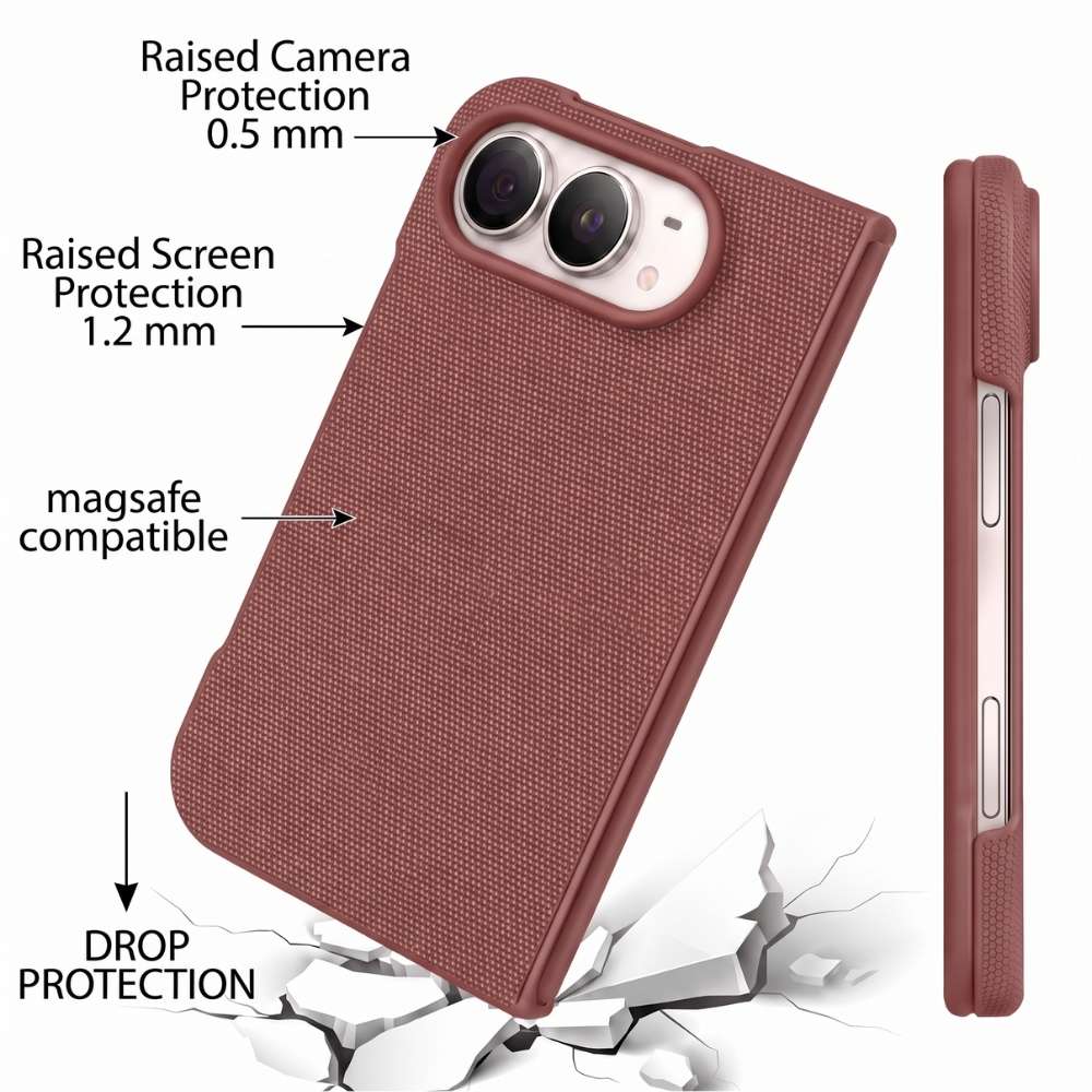 Funda Trenzada Magbattery para iPhone Duo en color Marron, vista 5 de 5