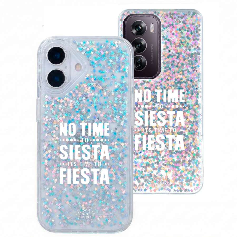 Funda Oficial Malasmadres - No time to siesta is time to fiesta