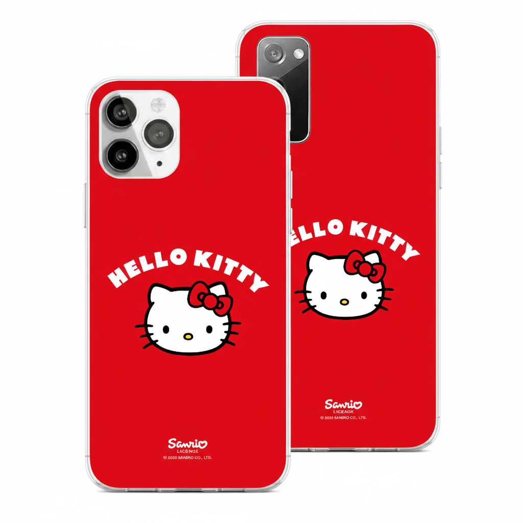 Funda Hello Kitty Red - vista trasera diseño rojo