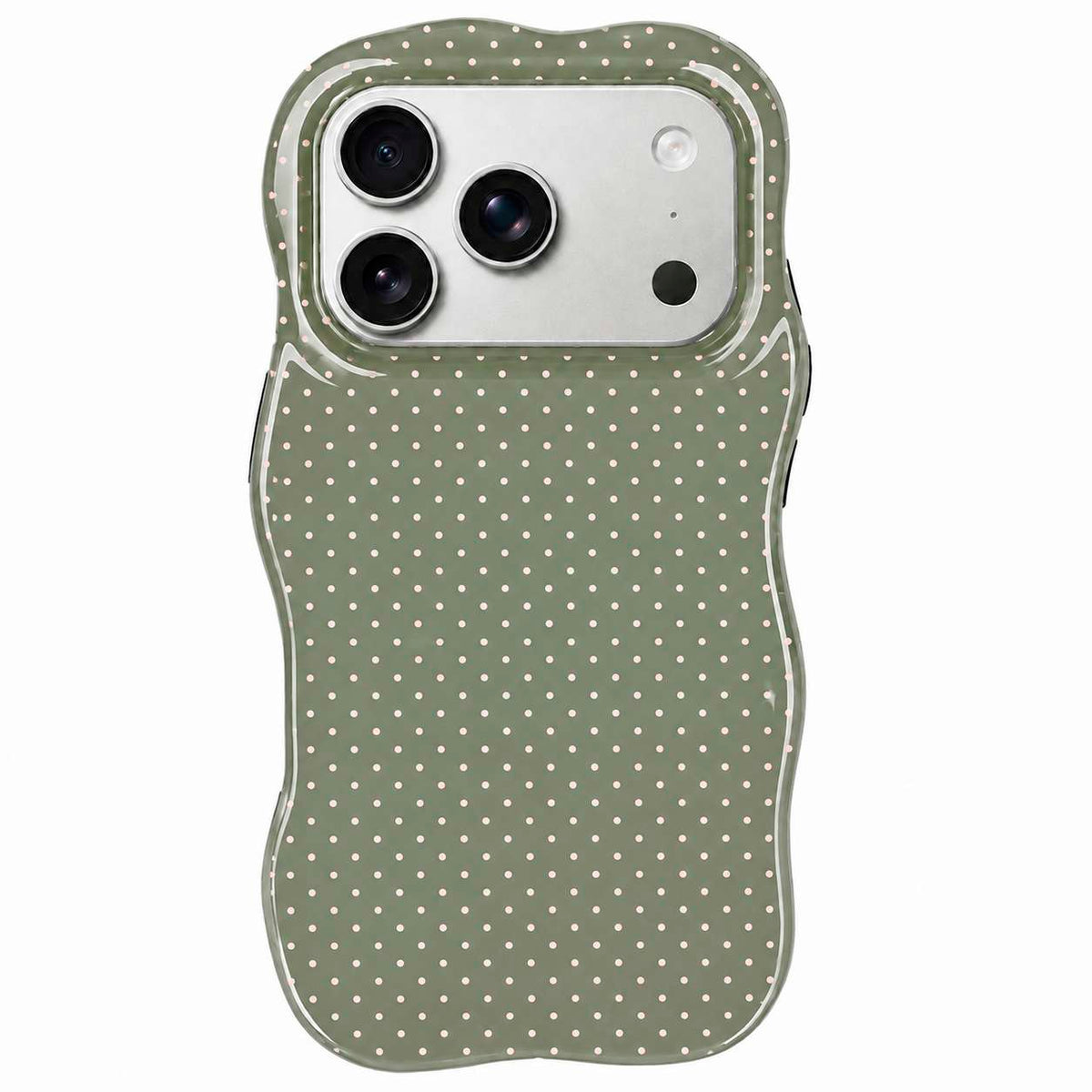 Capa Tough - Green Wave Dots