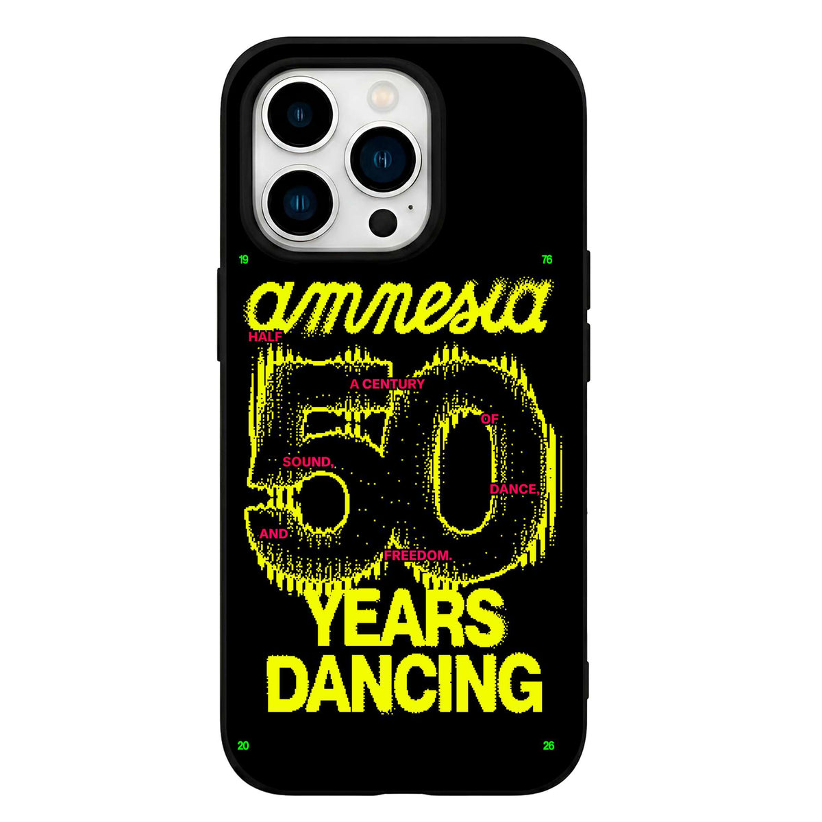 Capa Glass Oficial Amnesia - 50 Years Dancing
