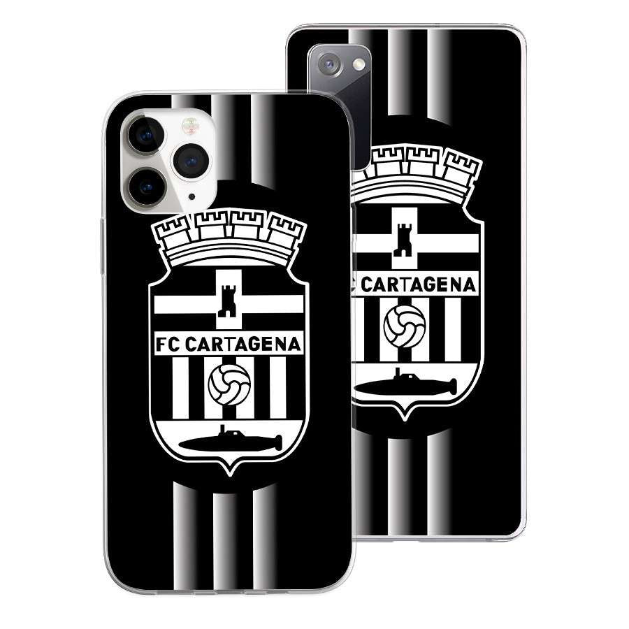 Capa Oficial FC Cartagena - Escudo em blanco e negro