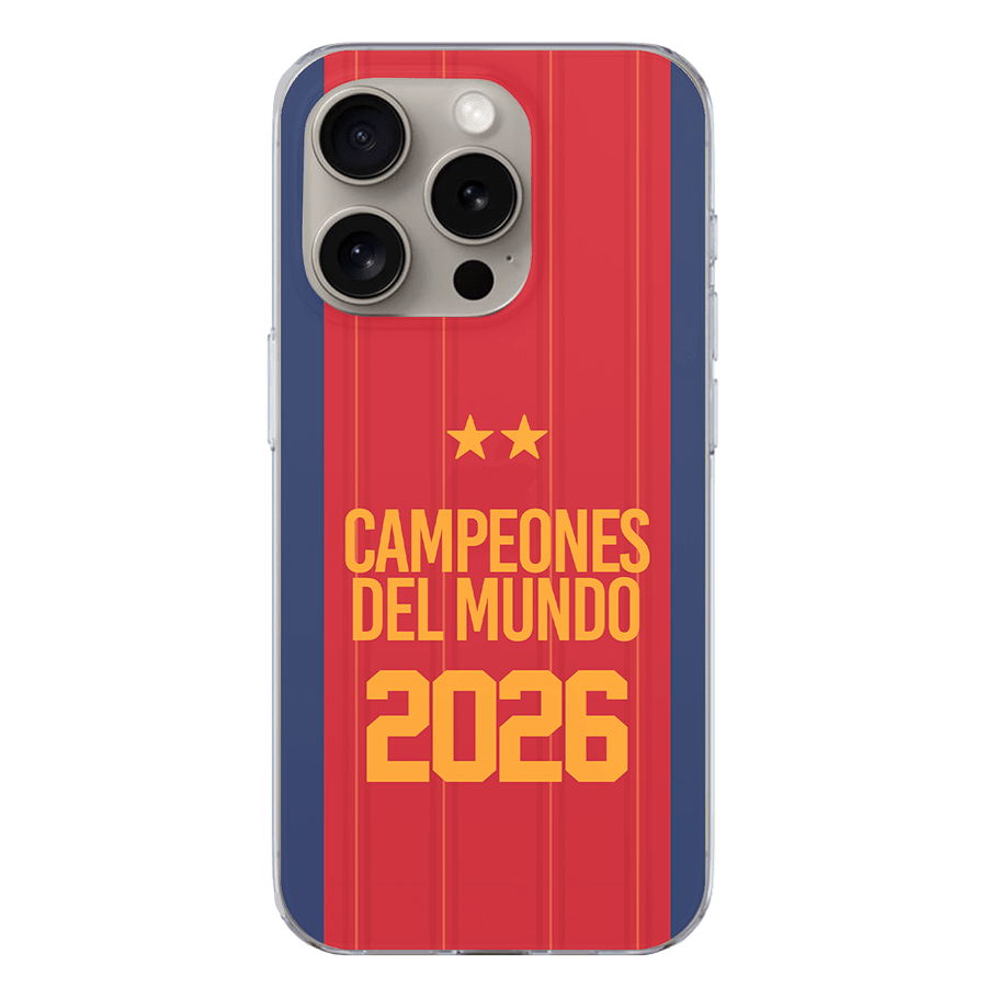Funda España Mundial - Campeones Roja