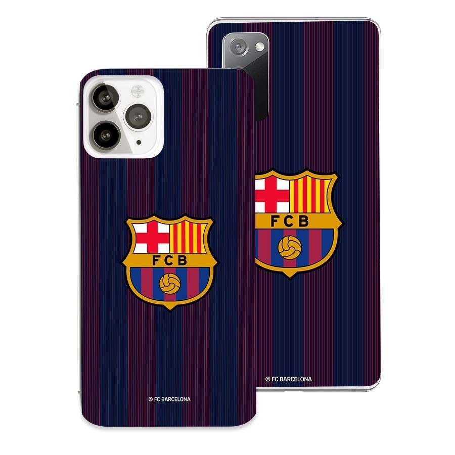 Capa Oficial Barcelona -  Fundo Oscuro Rayas