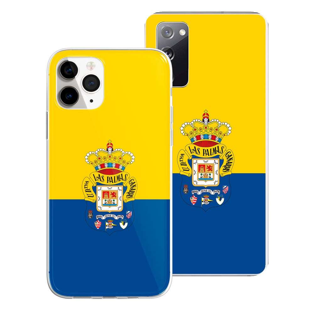 Capa Oficial UD Las Palmas - Escudo Com Fundo Bandera