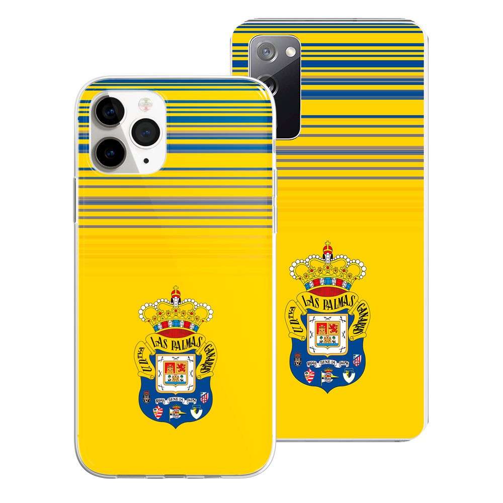 Capa Oficial UD Las Palmas - Escudo Com Fundo De Rayas