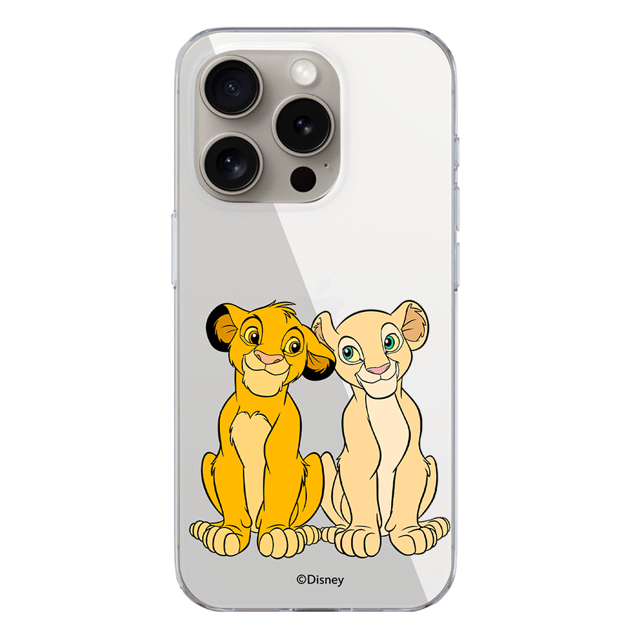 Funda El Rey León Love detalle del diseño romántico Disney oficial
