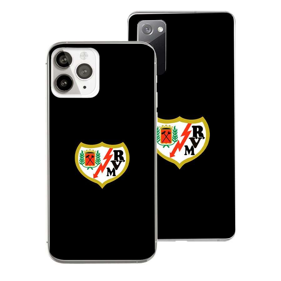 Capa Oficial Rayo Vallecano - Escudo Fundo Negro